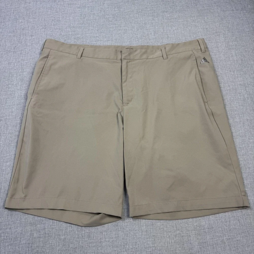 Adidas Golf Chino Shorts Mens 42 Beige Polyester Performance 10